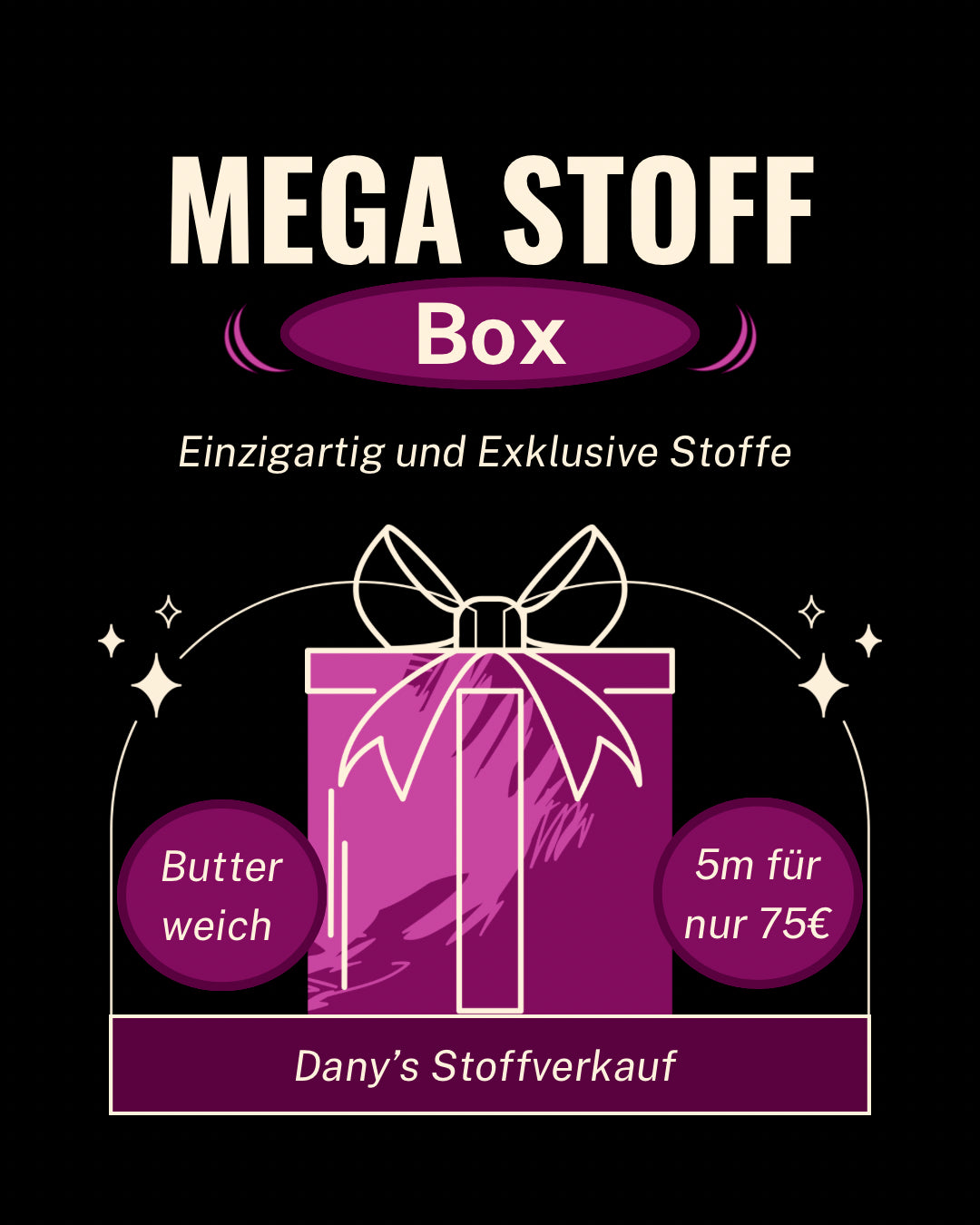 Mega Stoffbox Jungs / Männer Box
